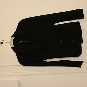 Adrienne Vittadini black wool blazer